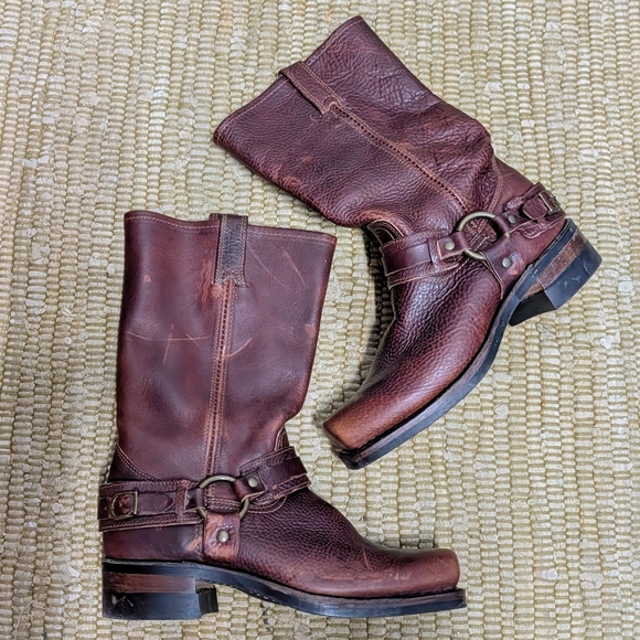 Frye Shoes - FRYE harness leather mid boots 8.5